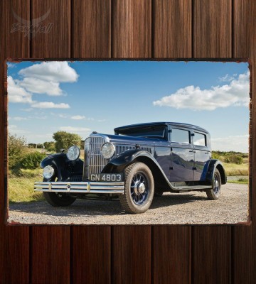 Металлическая табличка Panhard & Levassor 6DS Berline X66 20 CV